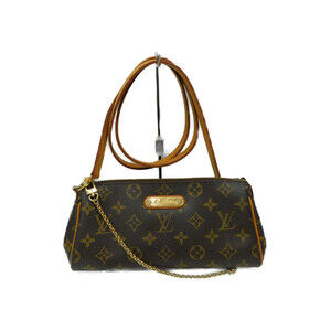 LOUIS VUITTON Eva Shoulder Handbag Crossbody Monogram Brown